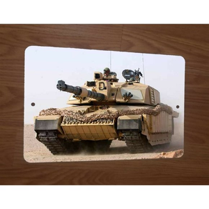 Challenger 2 UK United Kingdom British Military Main Battle Tank 8x12 Metal Sign